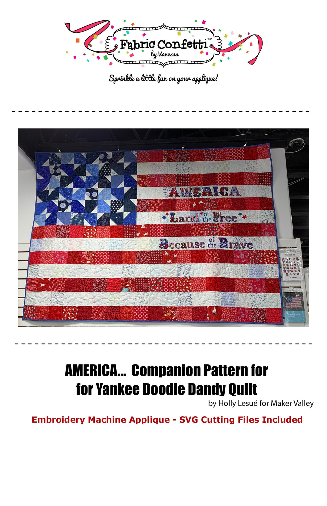 America...Companion Pattern for Yankee Doodle Dandy Quilt