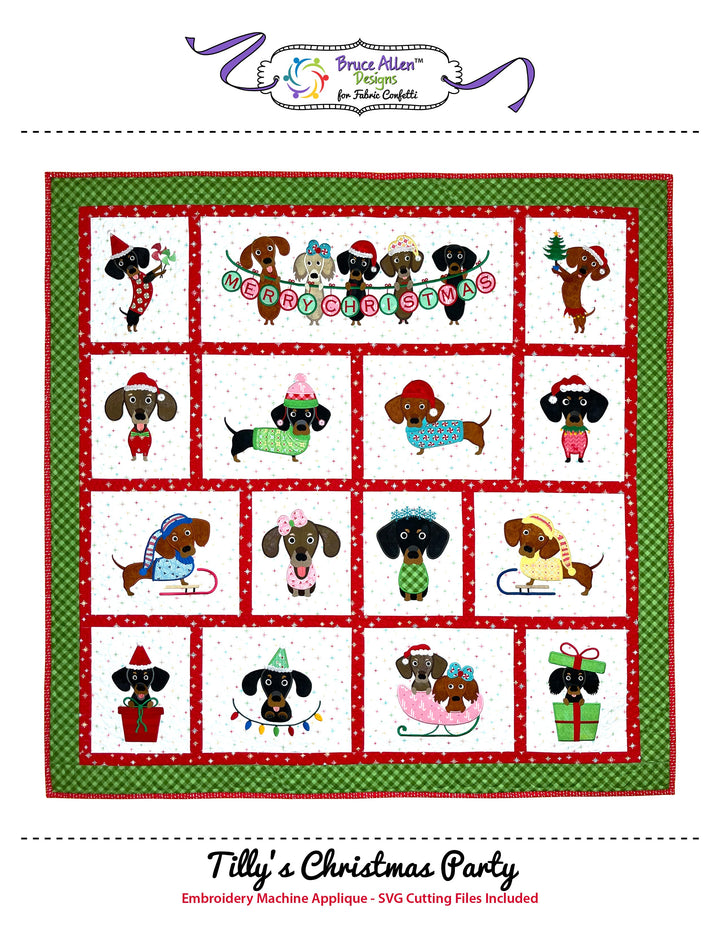 Tilly's Christmas Party for Machine Embroidery