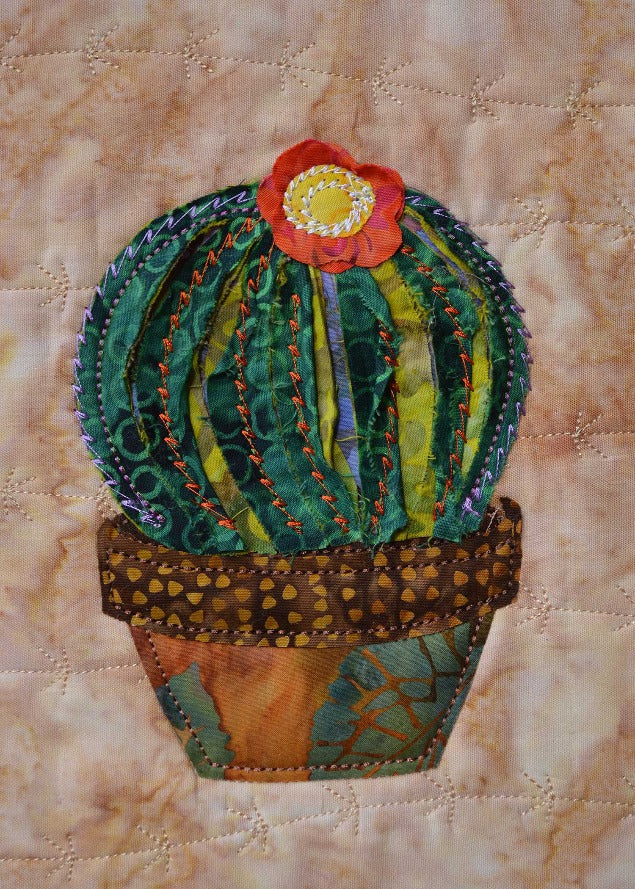 Confetti Cactus for Machine Embroidery