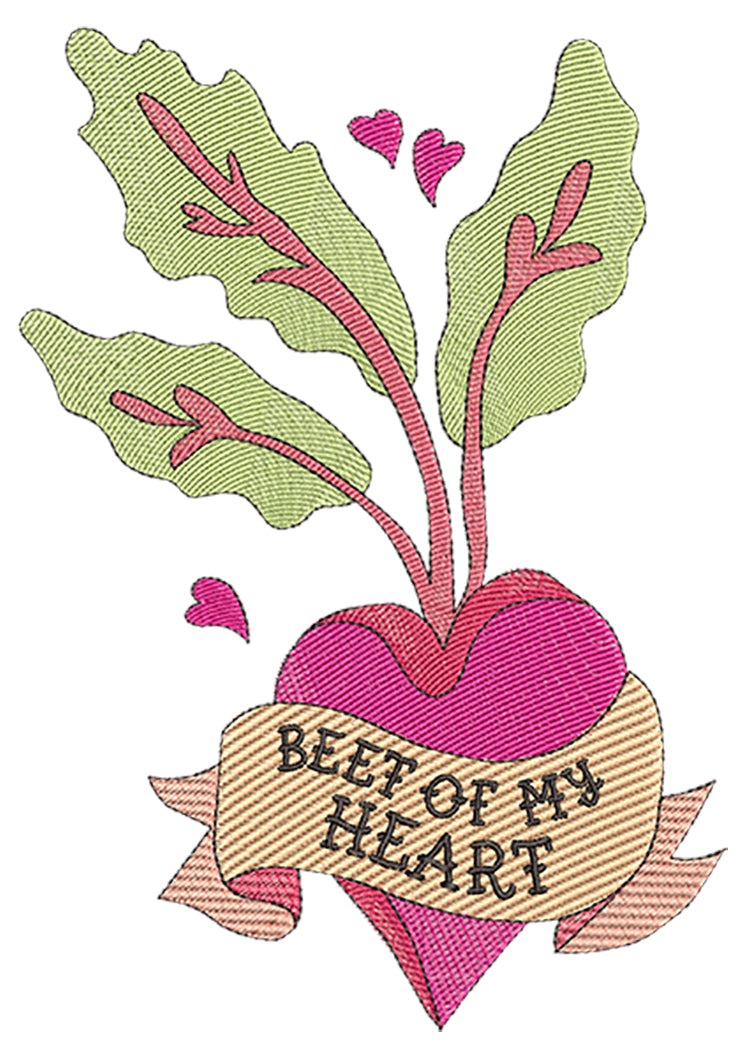 Inked - Eat Your Veggies for Machine Embroidery