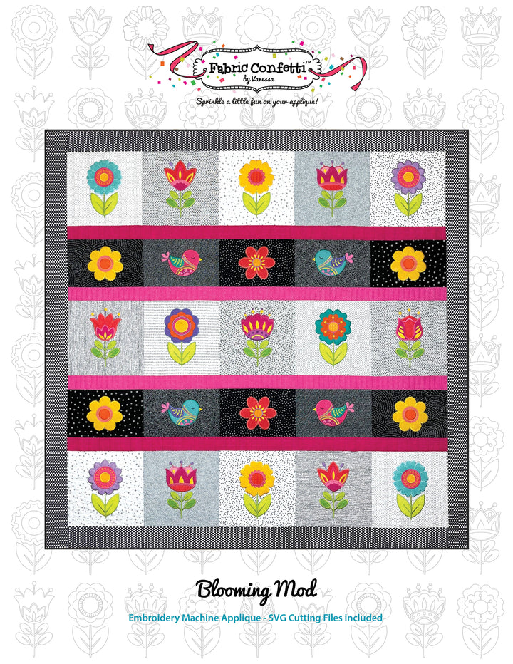 Blooming Mod  for Machine Embroidery