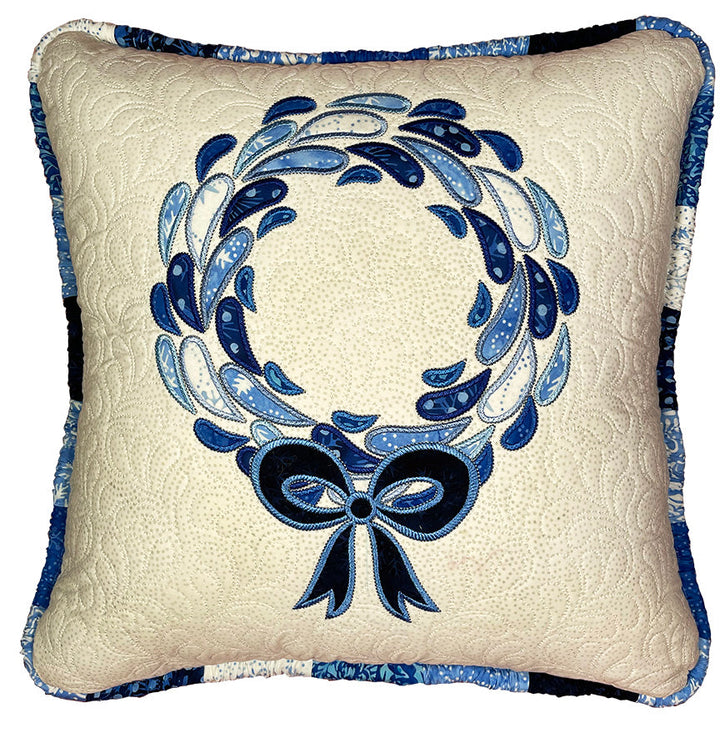 Wreath for All Seasons - Year-Round Machine Embroidery