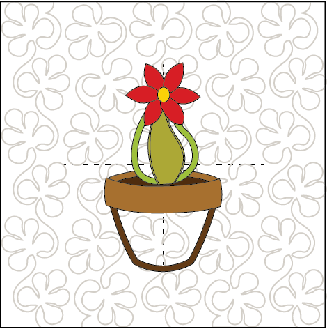 Petite Cacti ITH Wall Hanging for Machine Embroidery