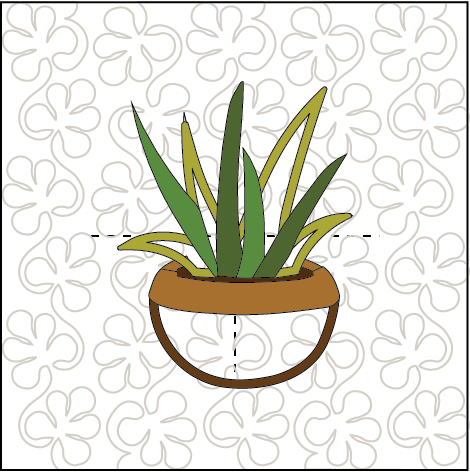 Petite Cacti ITH Wall Hanging for Machine Embroidery