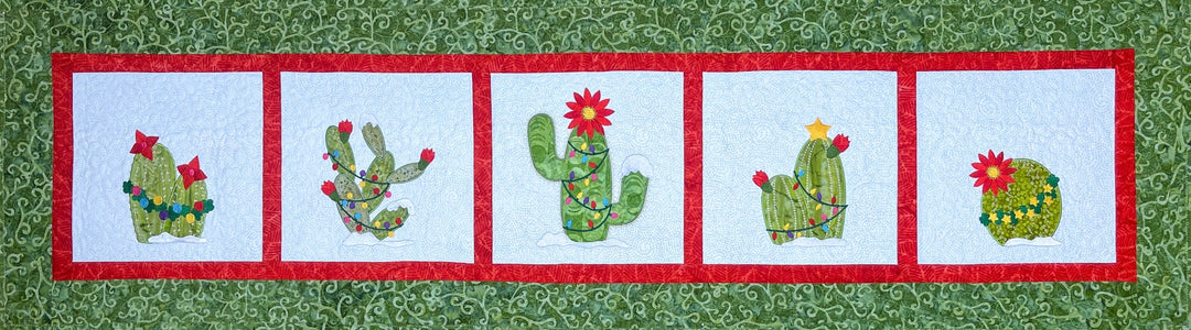 Holiday Prickly Blooms for Machine Embroidery
