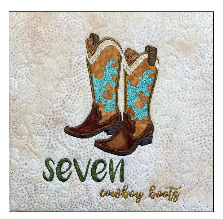 Twelve Days of Christmas - Southwest - Machine Embroidery