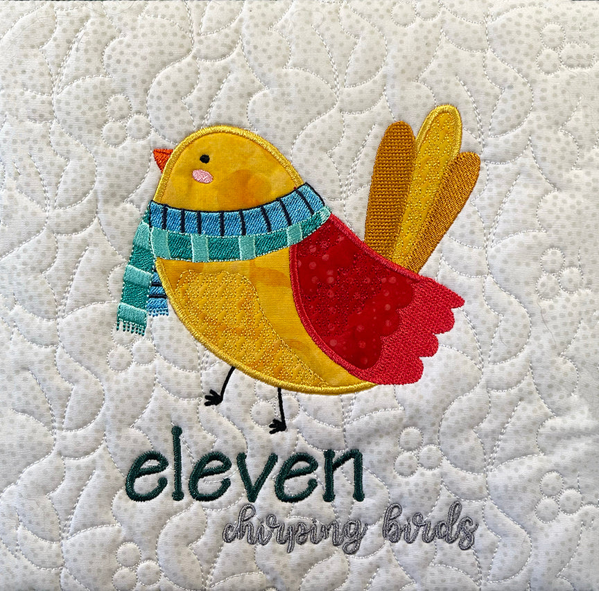 Twelve Days of Christmas - Woodlands - Machine Embroidery