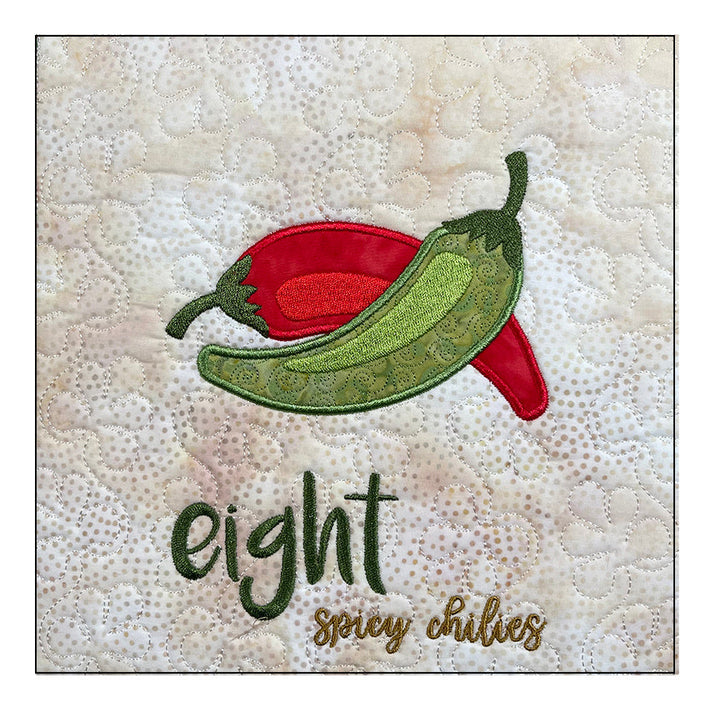 Twelve Days of Christmas - Southwest - Machine Embroidery