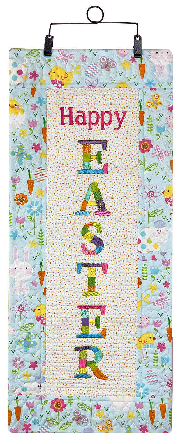 Bit-O-Color Easter Quilted Banner