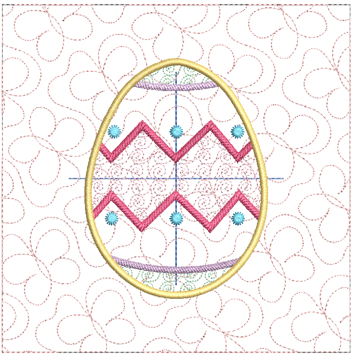 Tulips and Easter Eggs ITH Wall Hanging