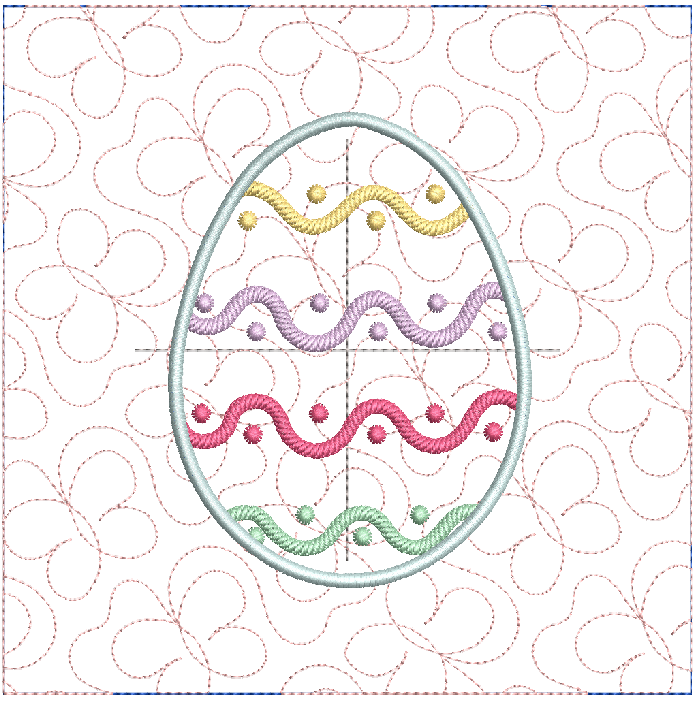 Tulips and Easter Eggs ITH Wall Hanging