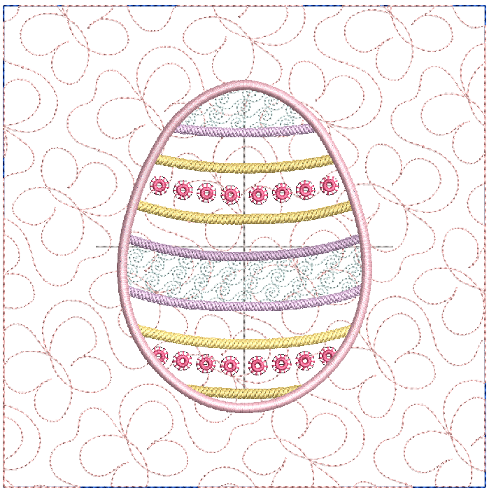 Tulips and Easter Eggs ITH Wall Hanging