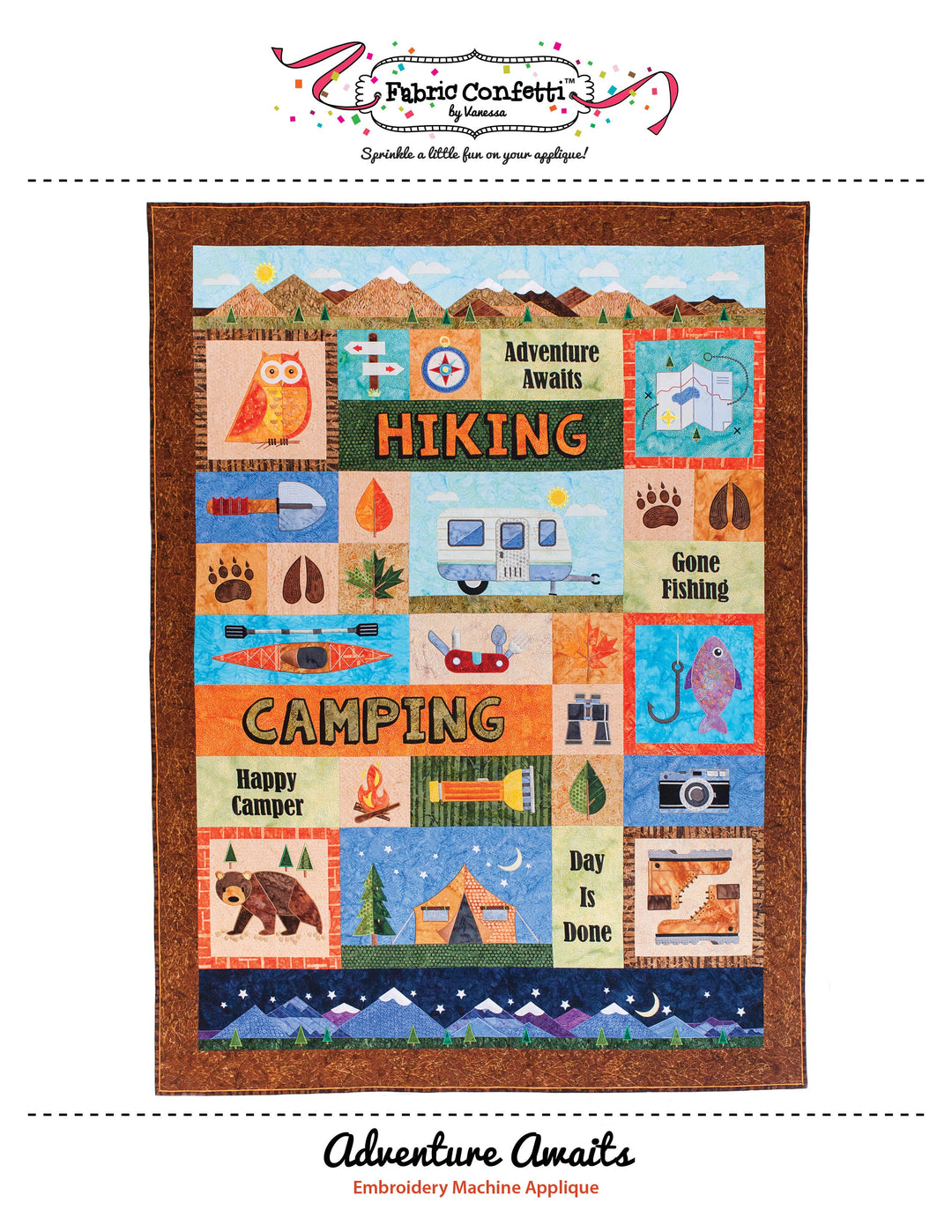 Adventure Awaits for Machine Embroidery