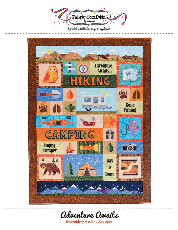 Adventure Awaits for Machine Embroidery