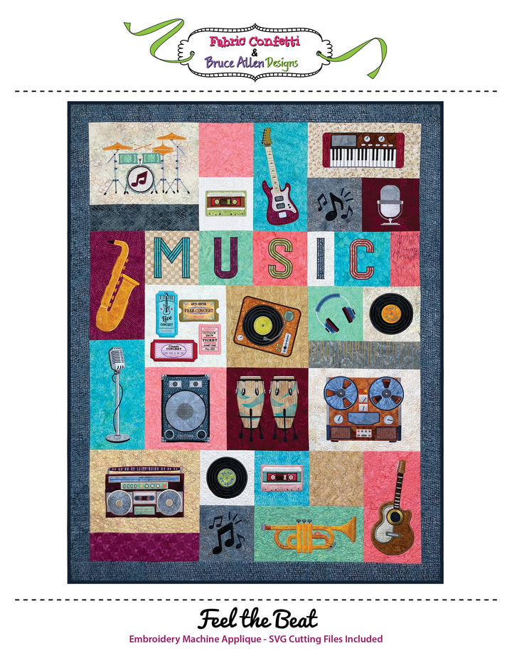 Feel the Beat for Machine Embroidery