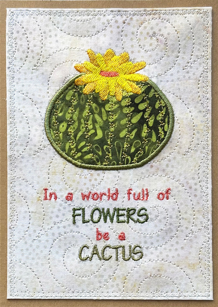 Desert Rose ITH Mug Rugs and Cards