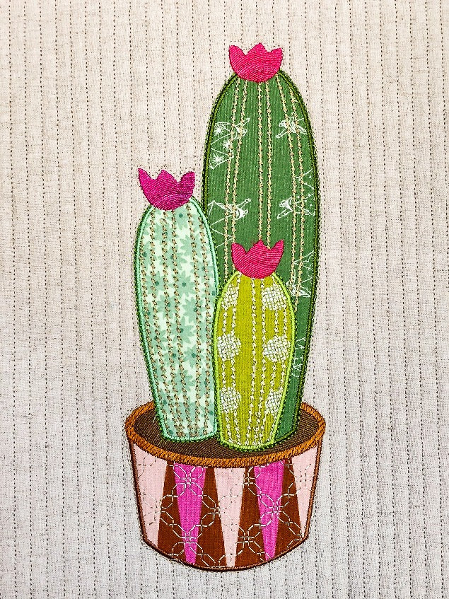 Prickly Blooms for Machine Embroidery