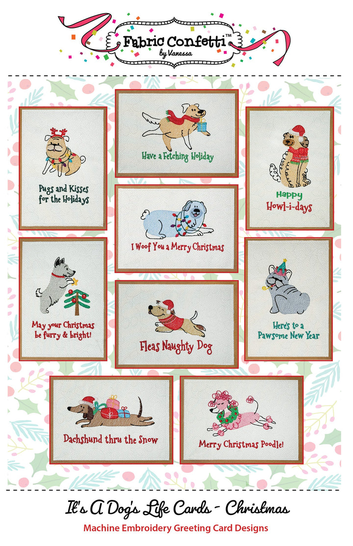 It's A Dog's Life Greeting Cards- Christmas