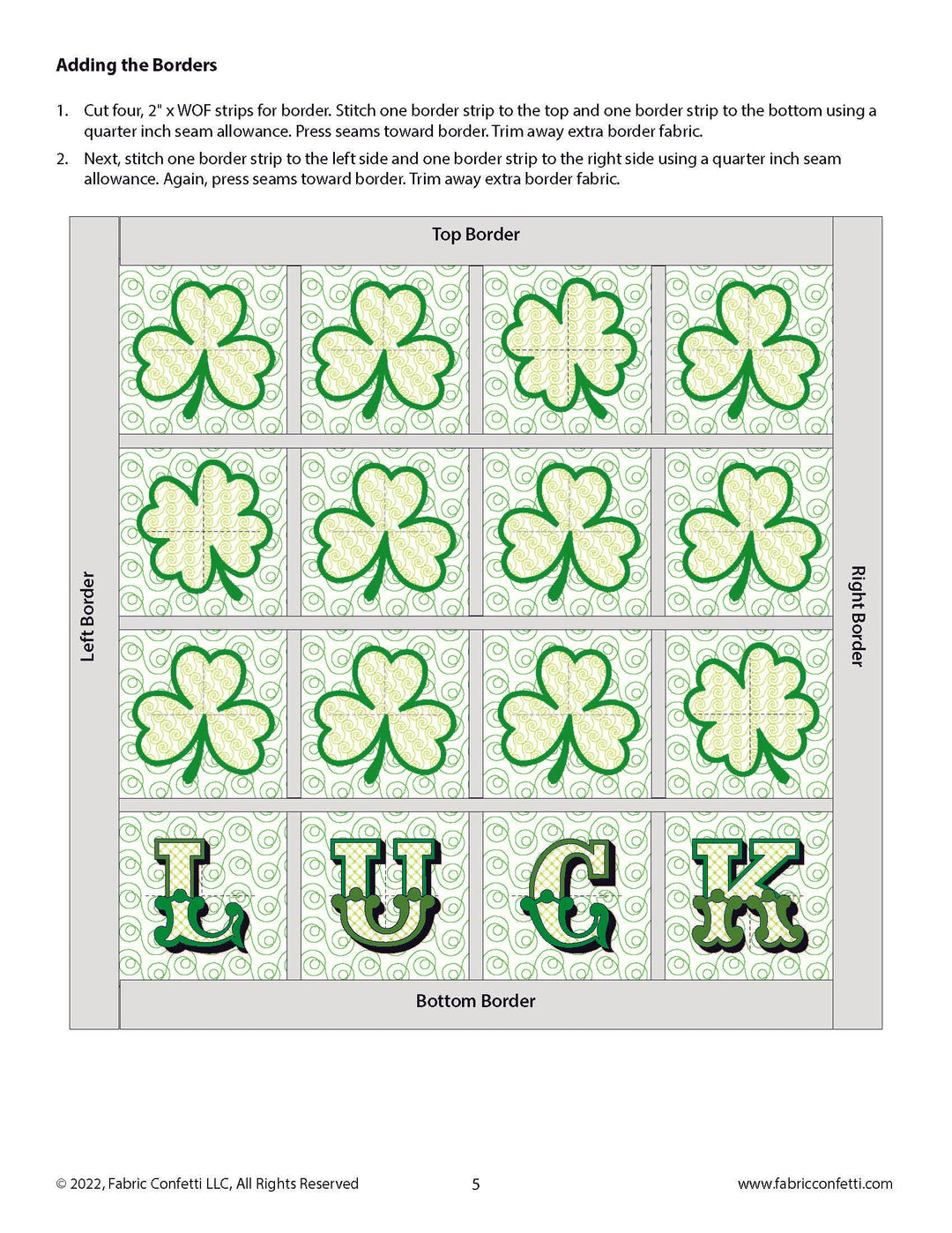 Lucky Charm ITH Wall Hanging