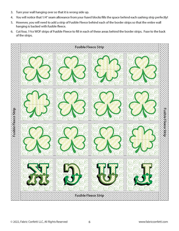 Lucky Charm ITH Wall Hanging