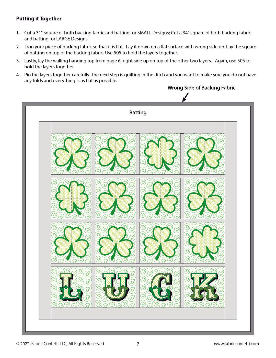 Lucky Charm ITH Wall Hanging