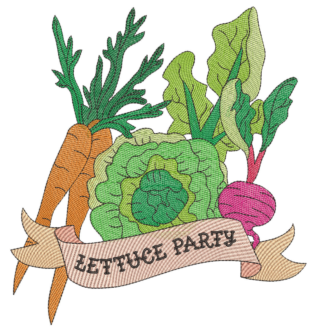 Inked - Eat Your Veggies for Machine Embroidery