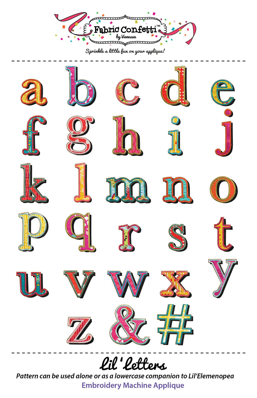Lil'Letters for Machine Embroidery