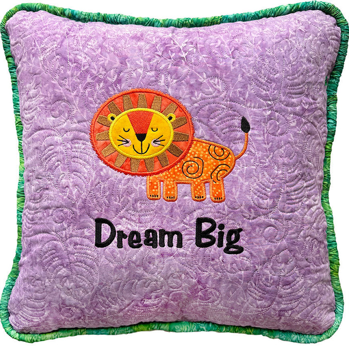 Dream Big Banner and Pillows - Machine Embroidery