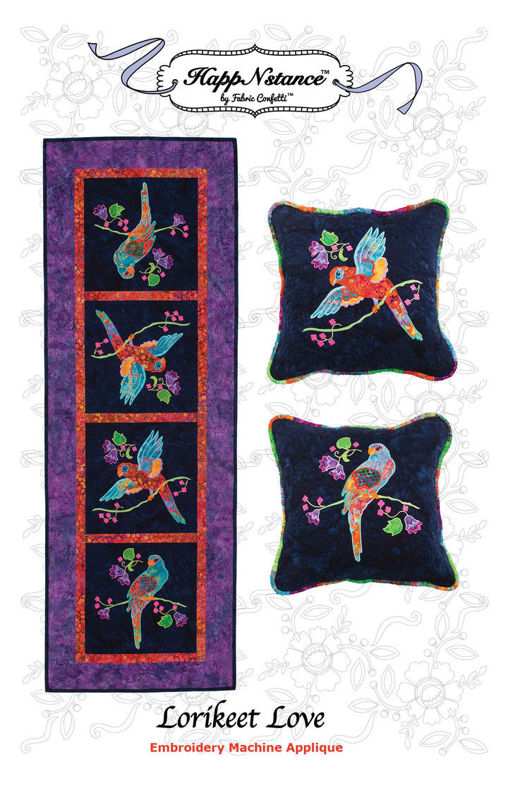 Lorikeet Love for Machine Embroidery