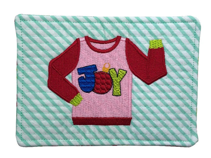 Ugly Christmas Sweaters Mug Rugs and Minis for Machine Embroidery
