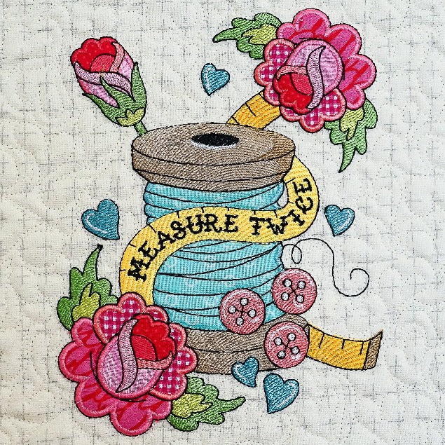 Inked - Makers Quilt for Machine Embroidery