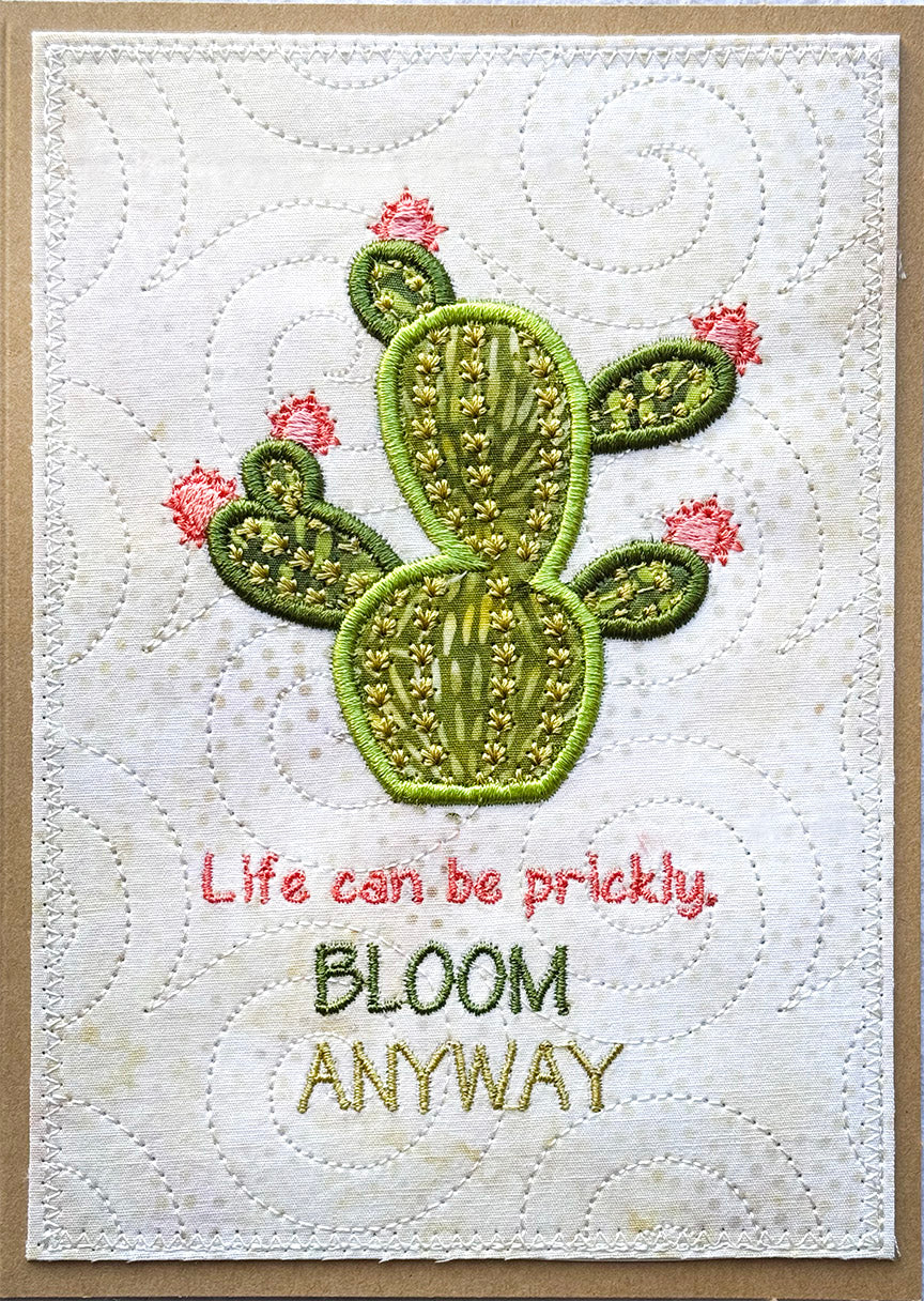 Desert Rose ITH Mug Rugs and Cards