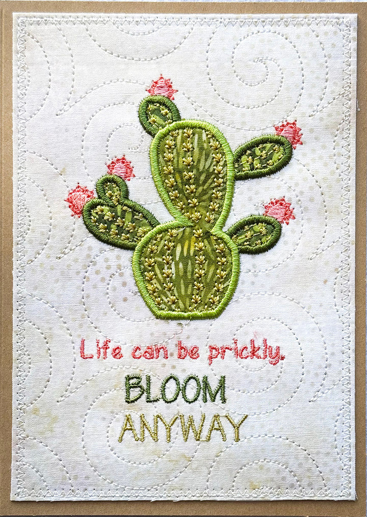 Desert Rose ITH Mug Rugs and Cards