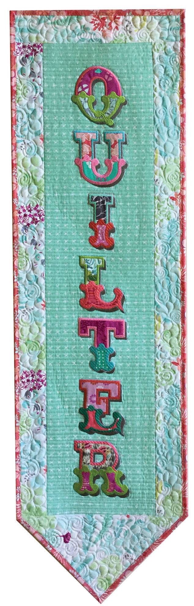 Quilter Banner for Machine Embroidery