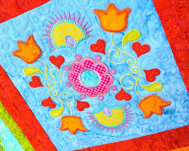 Spring in Prague for Machine Embroidery