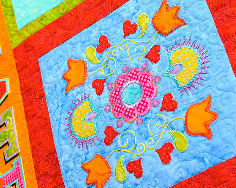 Spring in Prague for Machine Embroidery