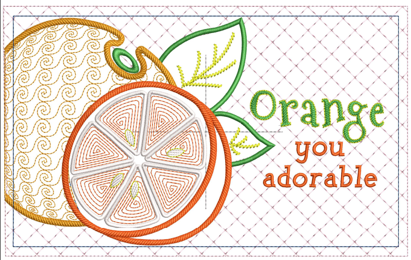 Tutti Frutti In-the-Hoop Machine Embroidery