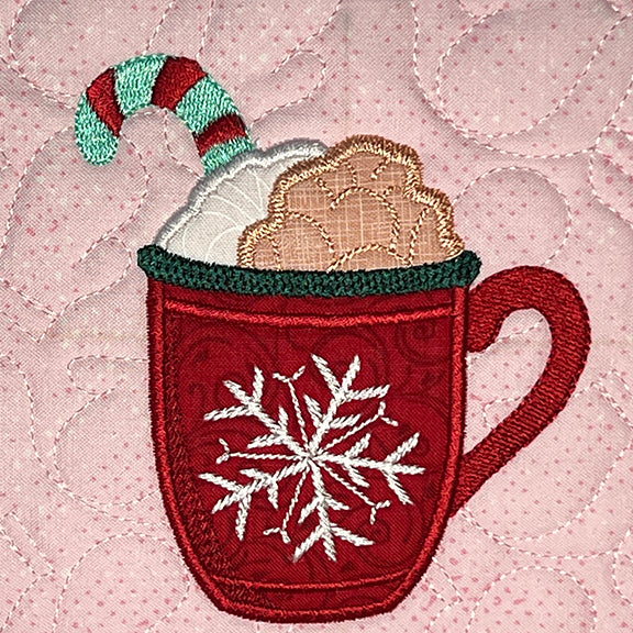 Very Merry Mugs ITH Wall Hanging