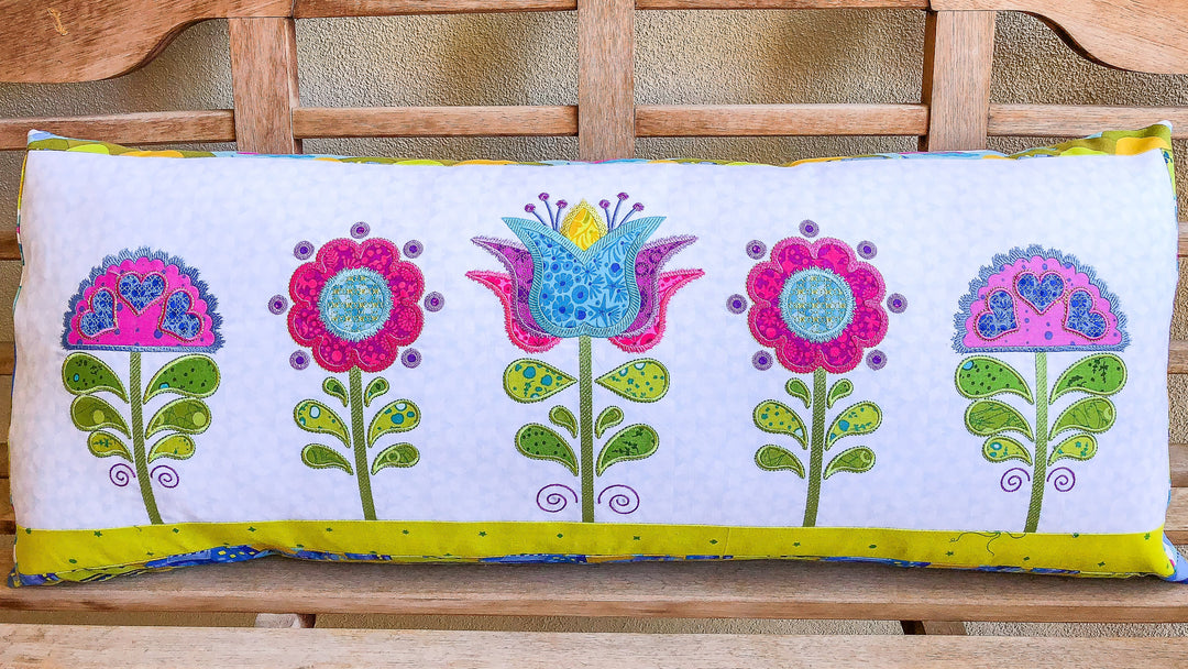 Spring Blues for Machine Embroidery