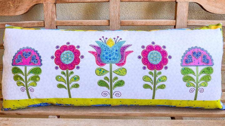 Spring Blues for Machine Embroidery