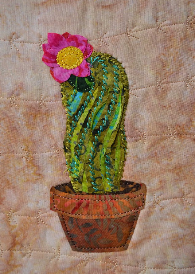 Confetti Cactus for Machine Embroidery