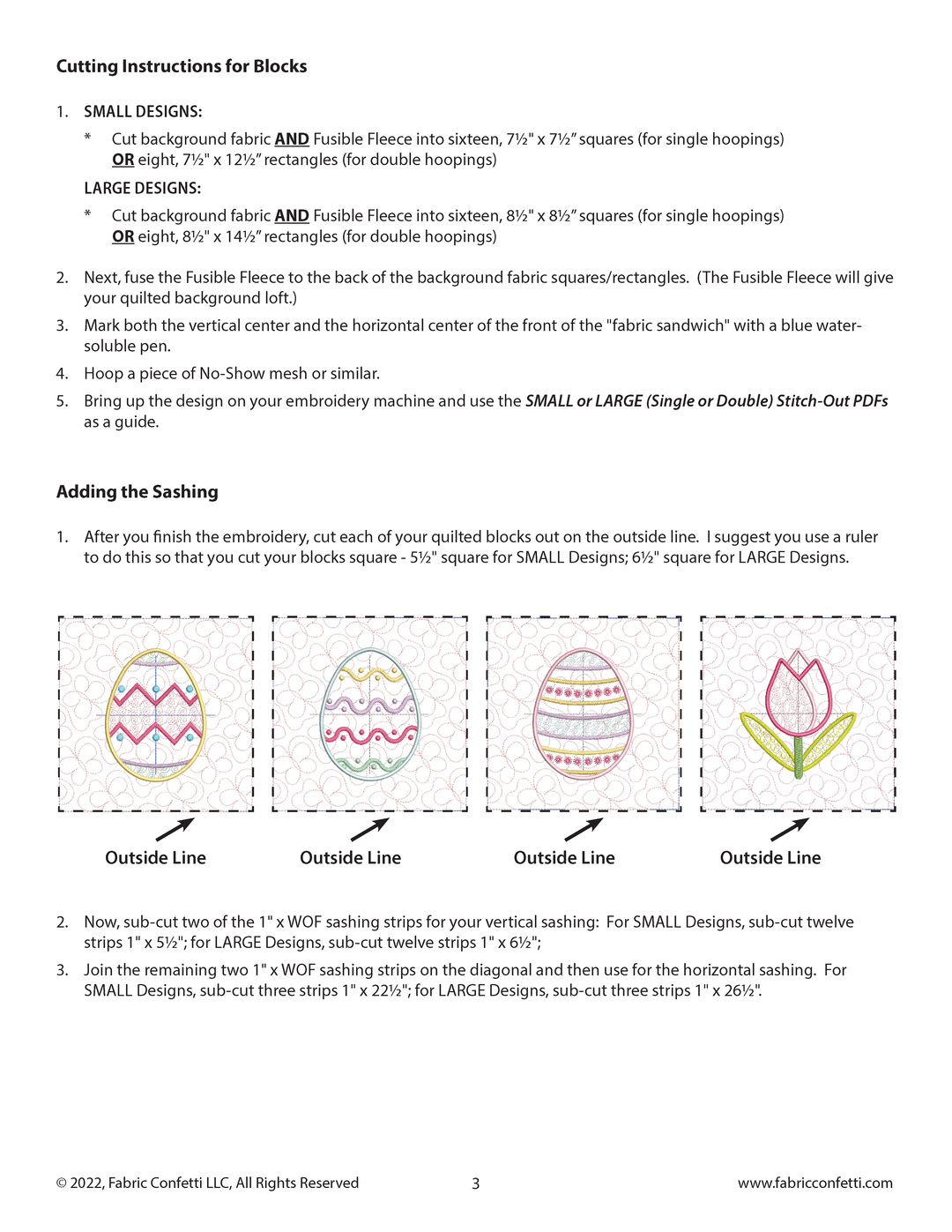 Tulips and Easter Eggs ITH Wall Hanging