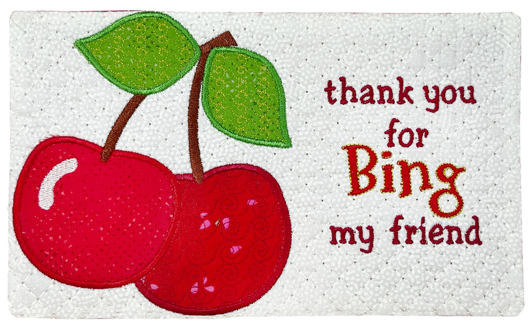 Tutti Frutti In-the-Hoop Machine Embroidery