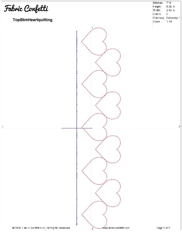 Bit-O-Color Be My Valentine Quilted Banner