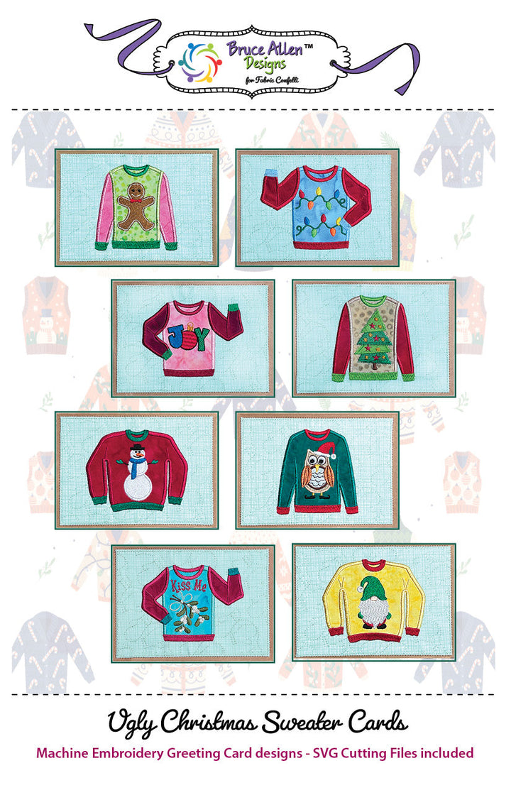 Ugly Christmas Sweater Greeting Cards