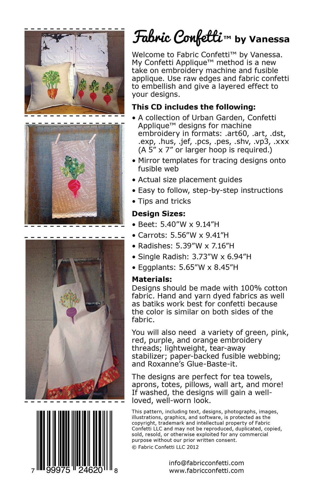 Urban Garden for Machine Embroidery