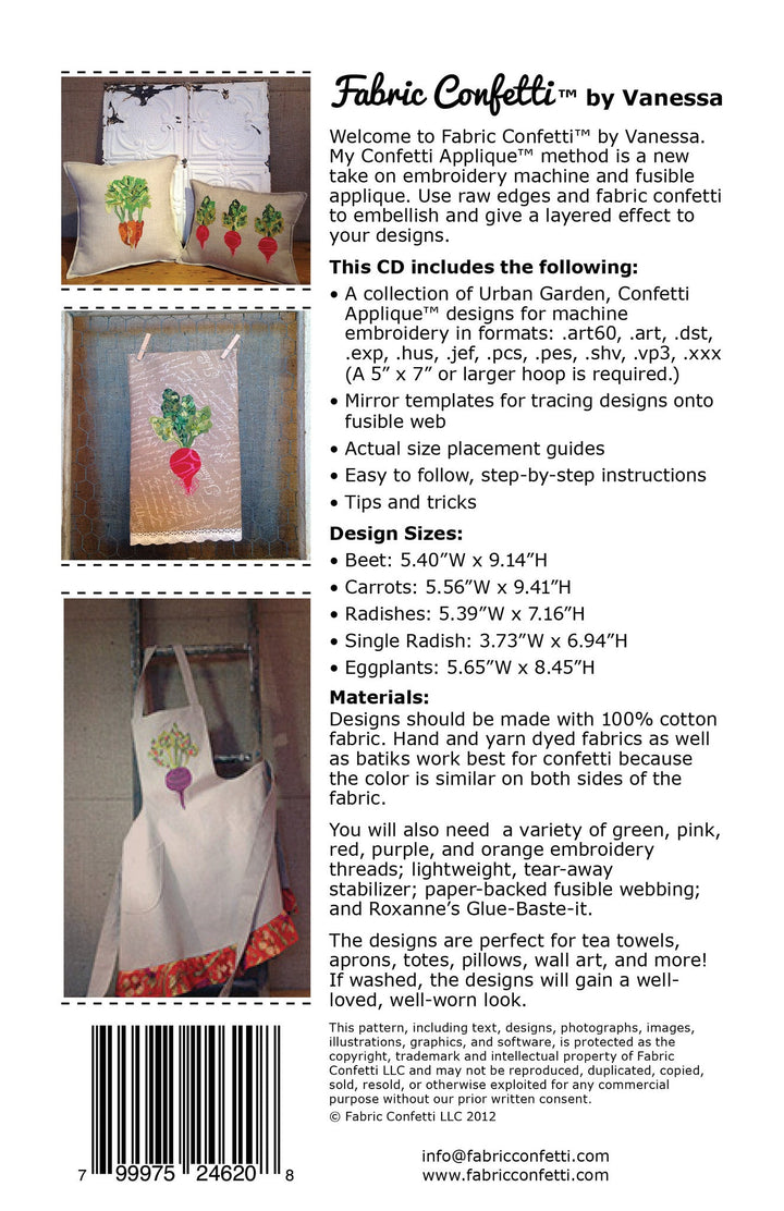 Urban Garden for Machine Embroidery