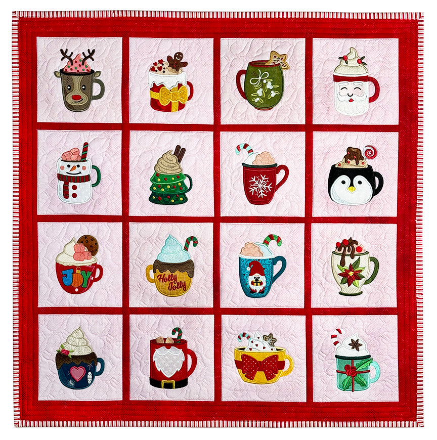 Very Merry Mugs ITH Wall Hanging