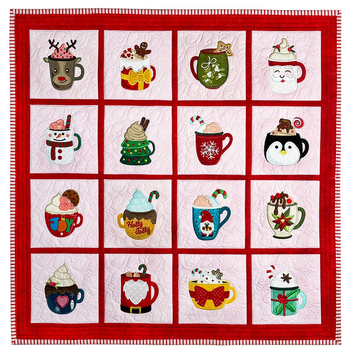 Very Merry Mugs ITH Wall Hanging