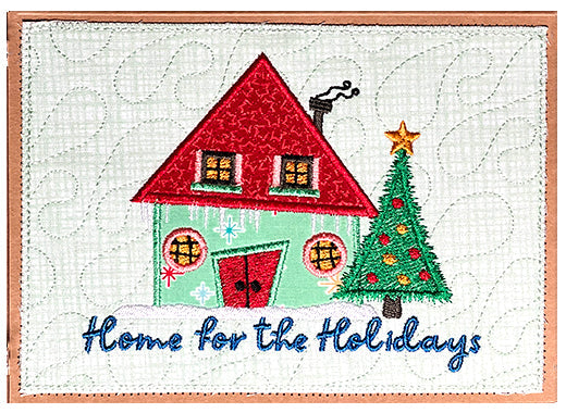 Wonky House Holiday Greeting Cards